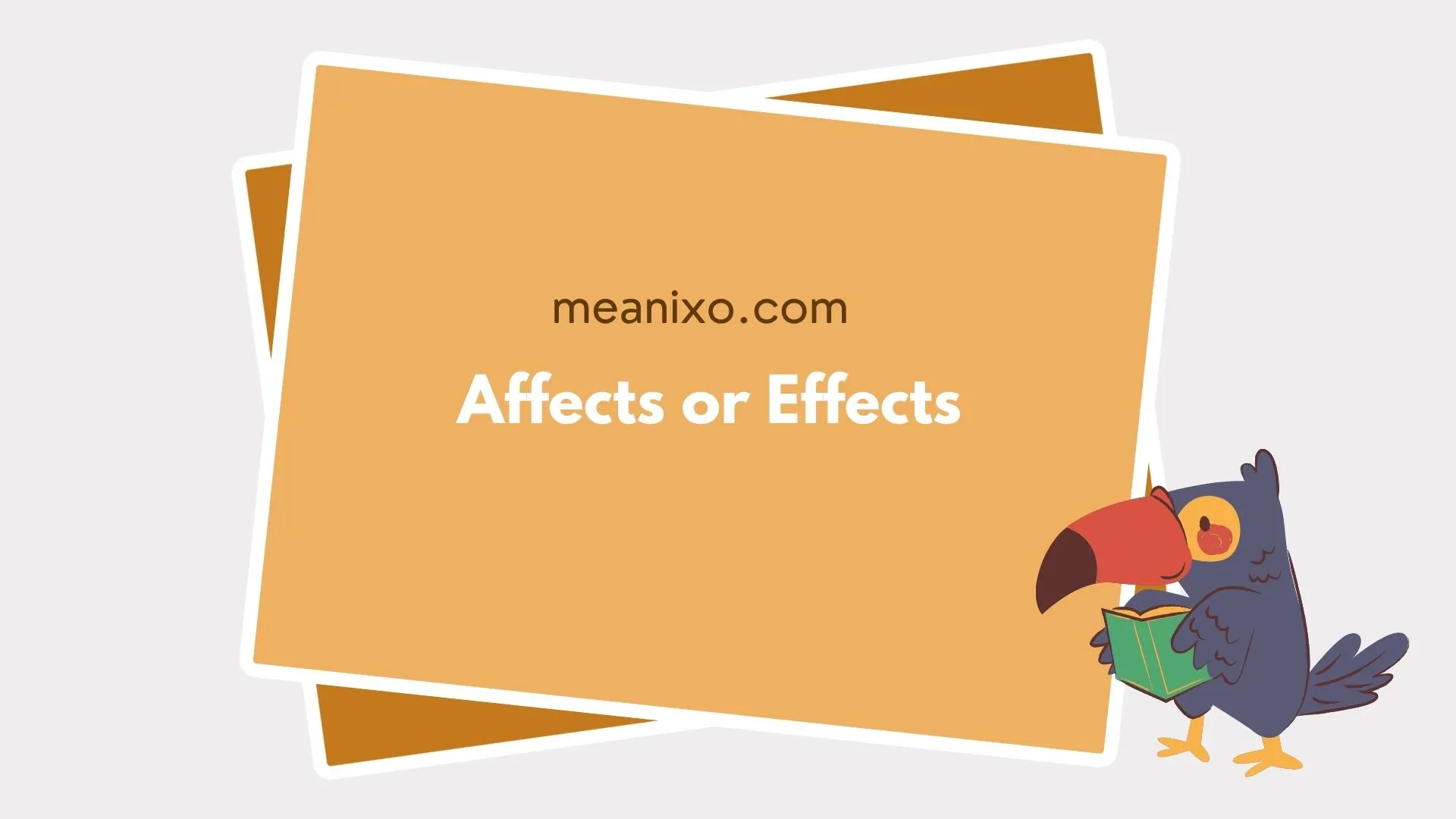 affects or effects