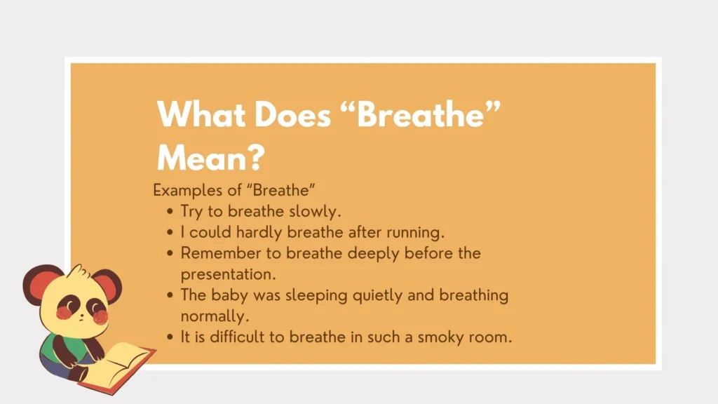 breathe or breath