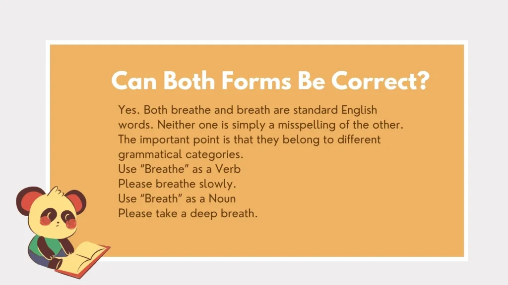 breathe or breath