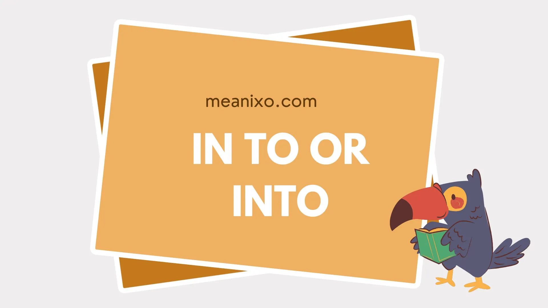 in to or into