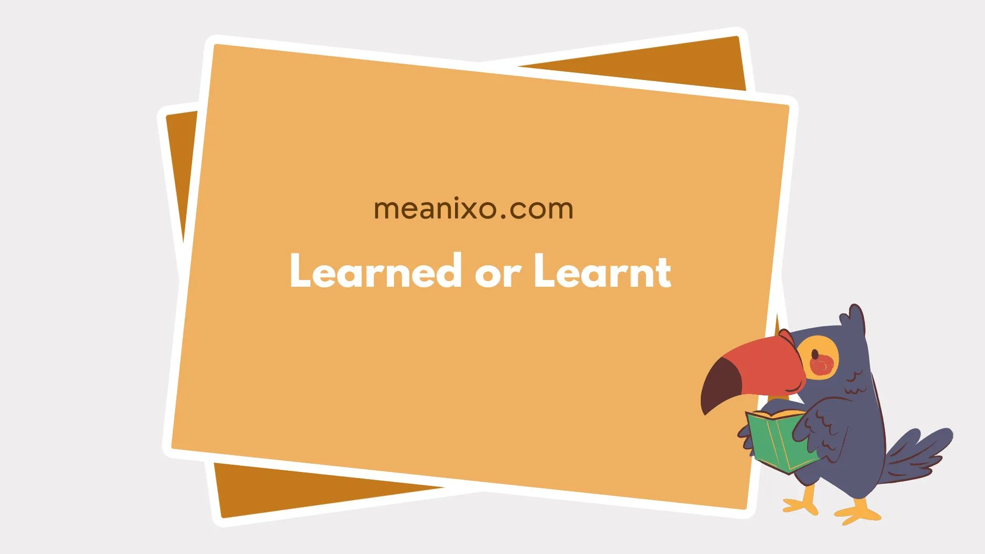 learned or learnt
