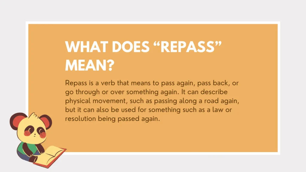 repass or repast