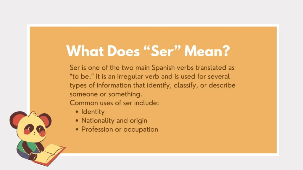 ser or estar