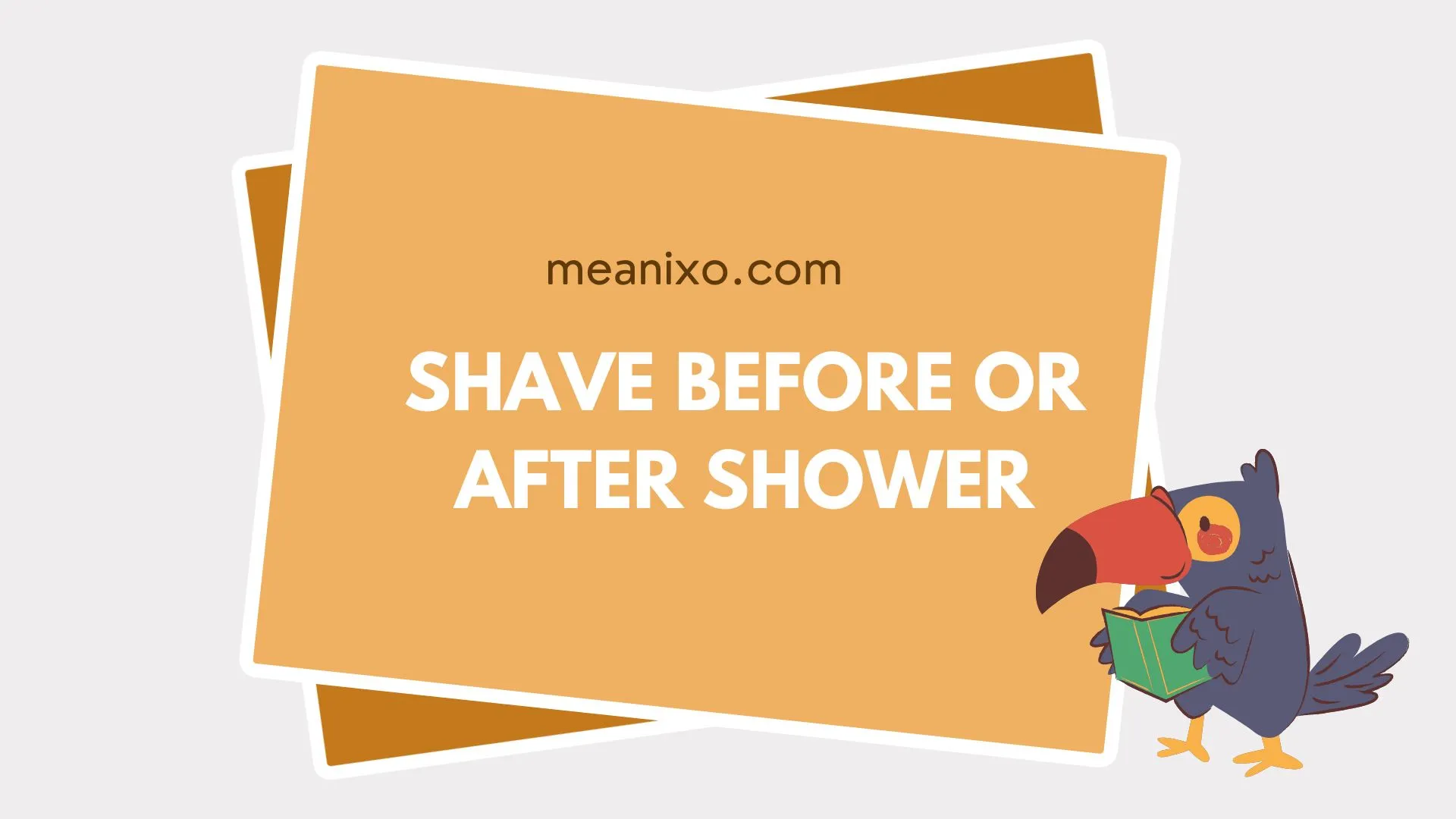 shave before or after shower