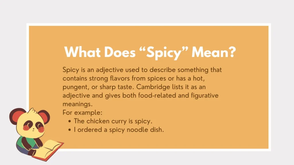 spicey or spicy