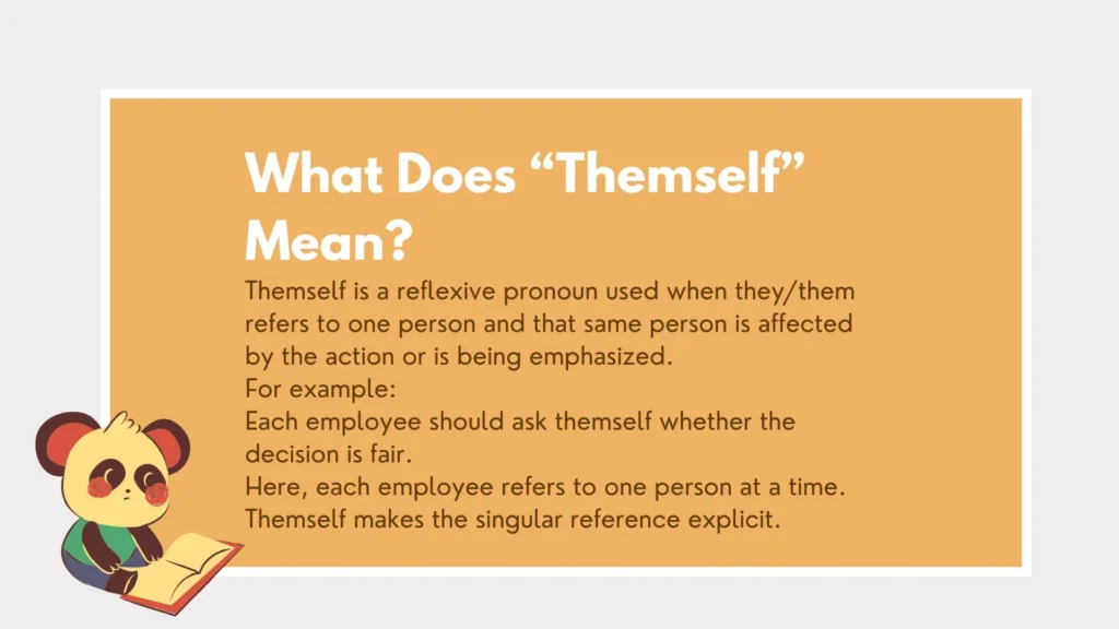 themself or themselves