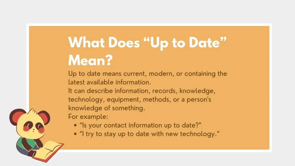 up to date or up-to-date