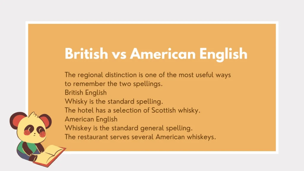 whiskey or whisky