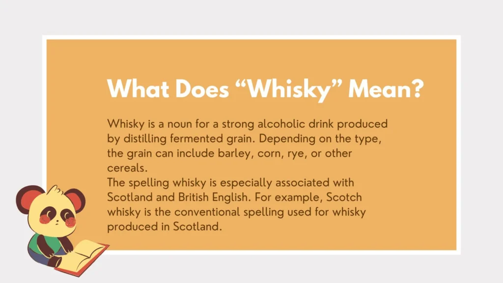 whiskey or whisky