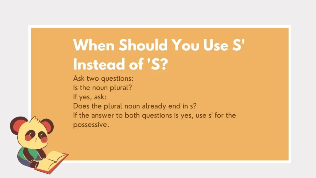 s or s'