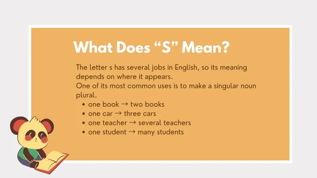 s or s'