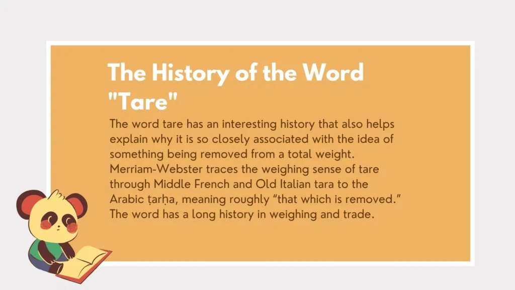 tear or tare
