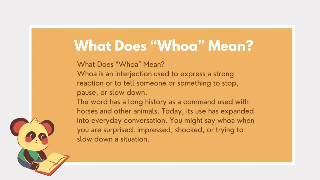 woah or whoa