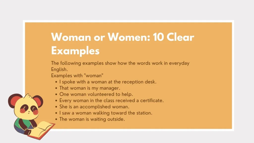 woman or women
