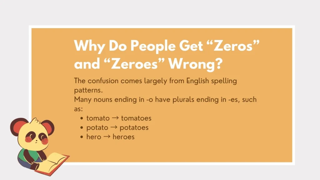 zeros or zeroes