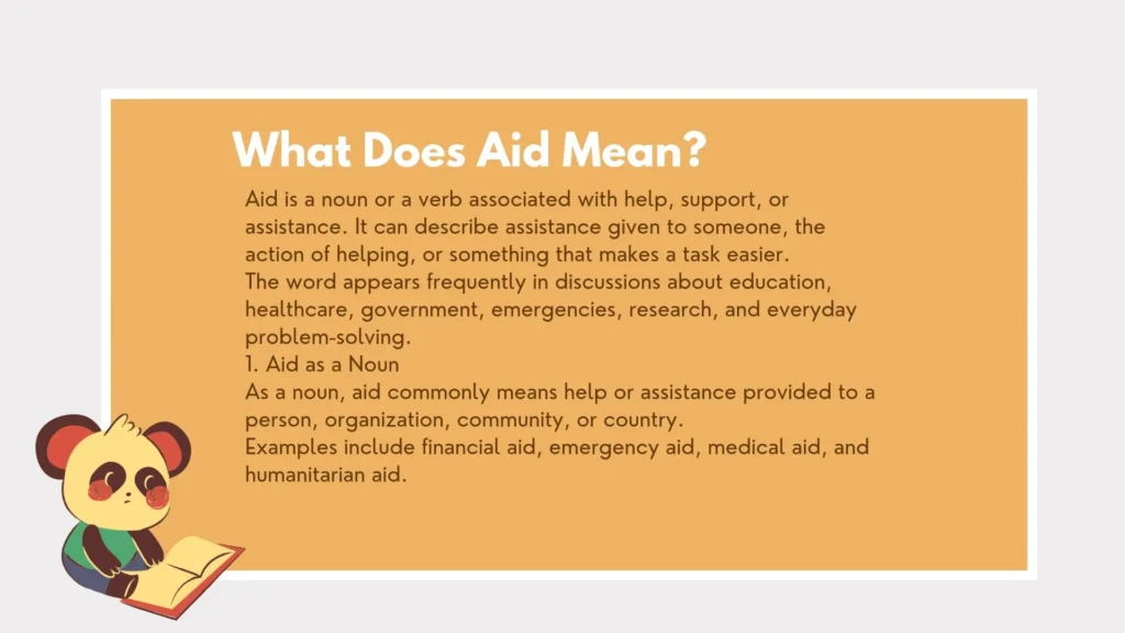 aid or aide