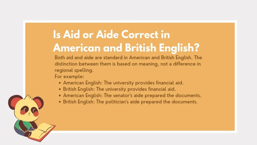 aid or aide